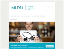 Tablet Screenshot of millennialleadership.net